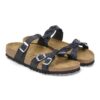 Franca Braided Oiled Leather Black