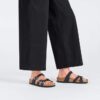 Franca Braided Oiled Leather Black