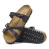 Franca Braided Oiled Leather Black