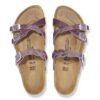 Franca Braided Oiled Leather Lavender