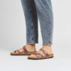 Franca Braided Oiled Leather Lavender
