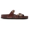 Franca Natural Leather Patent High Shine Chocolate