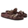 Franca Natural Leather Patent High Shine Chocolate