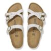 Franca Nubuck Leather Antique White