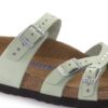 Franca Soft FootbedN Nubuck Leather Matcha