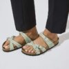 Franca Soft FootbedN Nubuck Leather Matcha