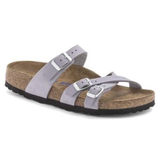 Franca Soft FootbedN Nubuck Leather Purple Fog