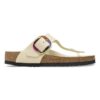 Gizeh Big Buckle Natural Leather Nubuck