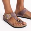 Gizeh Big Buckle Natural Leather Oiled