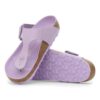 Gizeh Big Buckle Natural Leather Patent High-Shine Crocus
