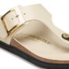 Gizeh Droplet Buckle Natural Leather Patent