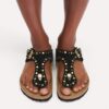 Gizeh Rivet Suede Leather