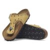 Gizeh Rivets Suede Leather Ochre