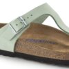 Gizeh Soft Footbed Nubuck Leather Matcha