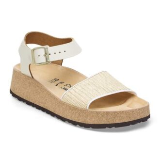 Glenda Raffia Natural Leather Synthetics