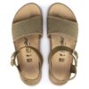 Glenda Suede Leather-Textile Faded Khaki