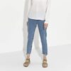 Glenda Suede Leather-Textile Faded Khaki