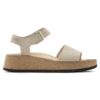 Glenda Suede Leather-Textile Sandcastle