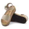 Glenda Suede Leather-Textile Sandcastle