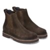 Highwood Slip on Women Suede Leather Mocha