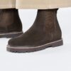 Highwood Slip on Women Suede Leather Mocha