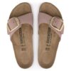 Madrid Big Buckle Natural Leather Nubuck