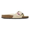 Madrid Big Buckle Natural Leather Nubuck