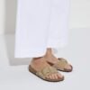 Madrid Big Buckle Natural Leather Nubuck