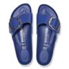 Madrid Big Buckle Natural Leather Patent