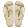 Madrid Big Buckle Natural Leather Patent