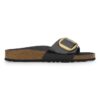 Madrid Big Buckle Natural Leather Patent