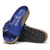 Madrid Big Buckle Natural Leather Patent