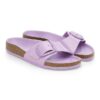 Madrid Big Buckle Natural Leather Patent