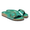 Madrid Big Buckle Natural Leather Patent