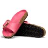 Madrid Big Buckle Natural Leather Patent