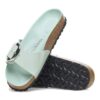 Madrid Big Buckle Natural Leather Patent