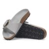 Madrid Big Buckle Natural Leather Patent