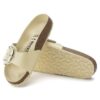 Madrid Big Buckle Natural Leather Patent