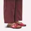 Madrid Big Buckle Natural Leather Patent