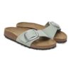 Madrid Big Buckle Nubuck Leather Pure Sage