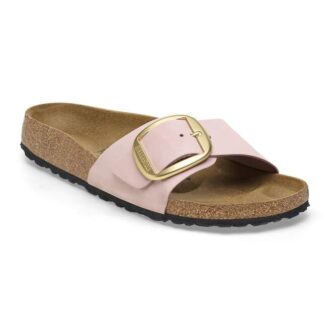 Madrid Big Buckle Nubuk Leather