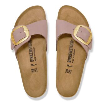 Madrid Big Buckle Nubuk Leather