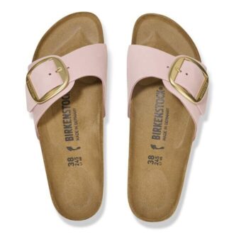 Madrid Big Buckle Nubuk Leather