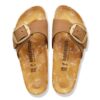 Madrid Big Buckle Nubuk Leather