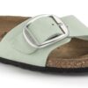 Madrid Big Buckle Nubuk Leather