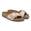 Madrid Big Buckle Nubuk Leather