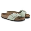Madrid Big Buckle Nubuk Leather