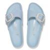 Madrid Big Buckle Pearl Natural Leather Patent