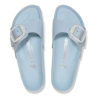 Madrid Big Buckle Pearl Natural Leather Patent