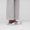 Madrid Big Buckle Pearl Natural Leather Patent